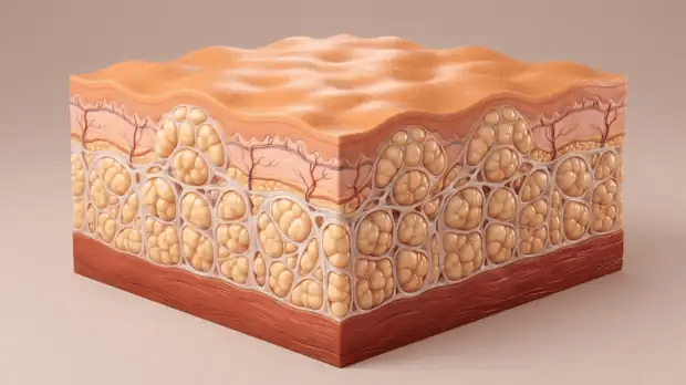 Cold-then-hot: the gel absorbs, the skin flushes icy then warm, then firms