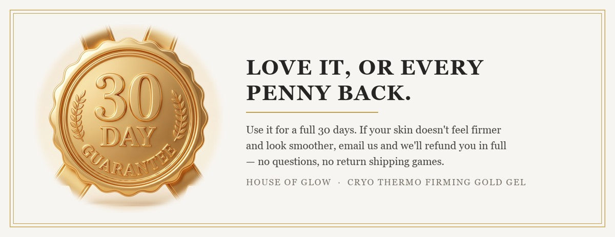 30-day guarantee: love it, or every penny back