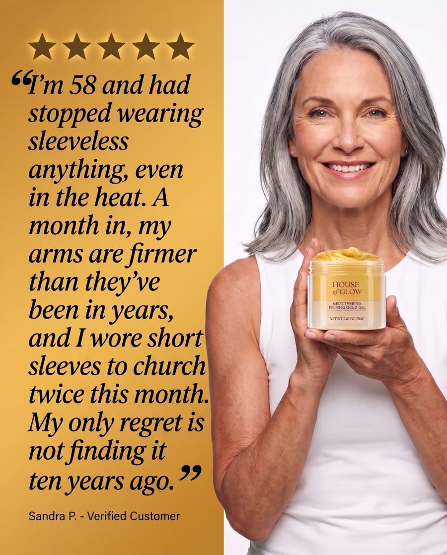 Verified customer Sandra P., 58: arms firmer within a month, wearing sleeveless again